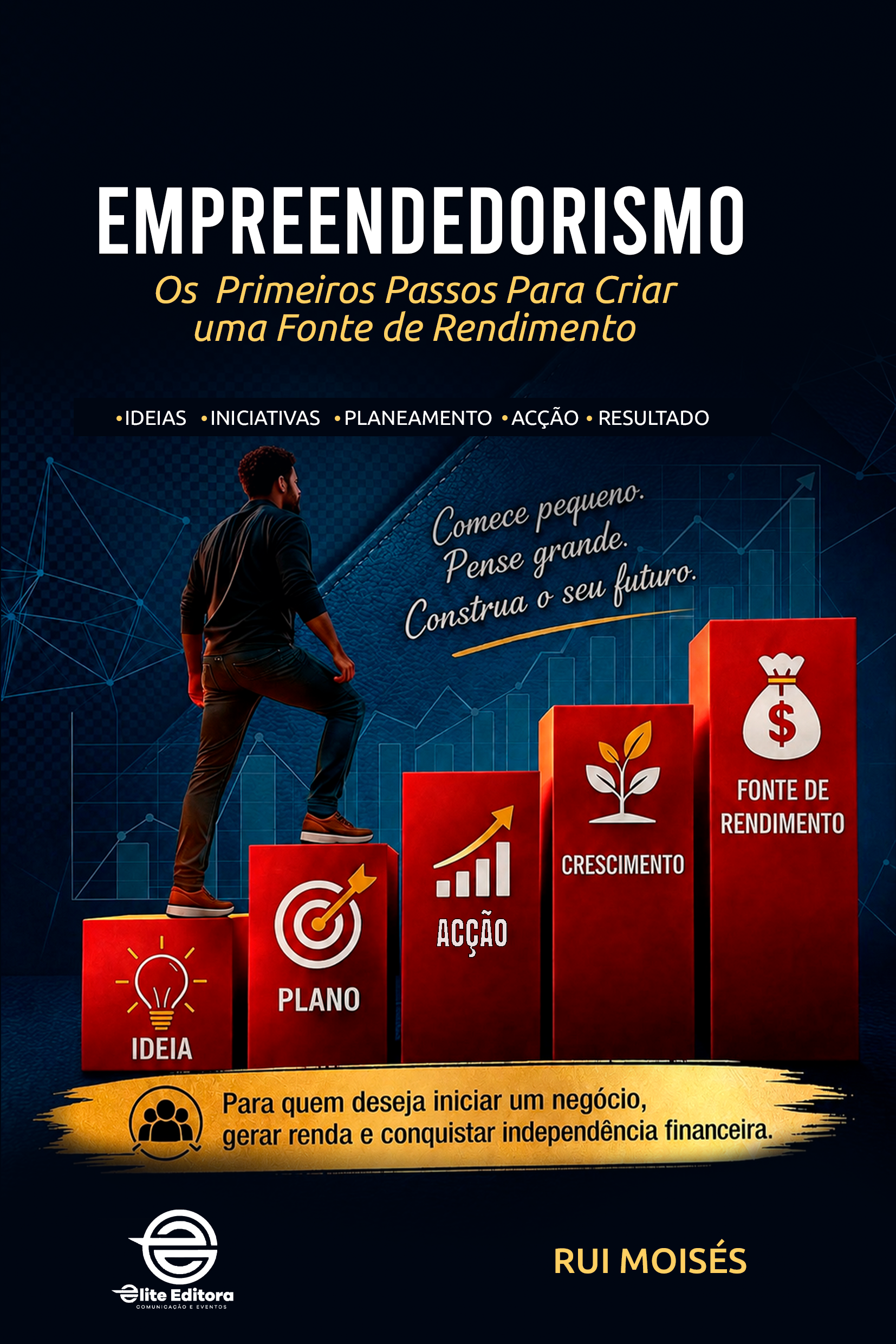 Capa do livro EMPREENDEDORISMO - Os Primeiros Passos Para Criar uma Fonte de Rendimento