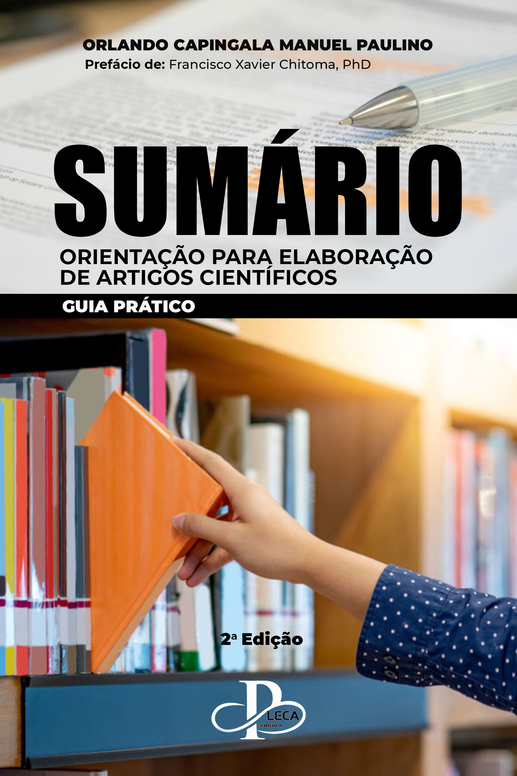 Capa do livro Sumário - Orientação para Elaboração de Artigos Científicos
